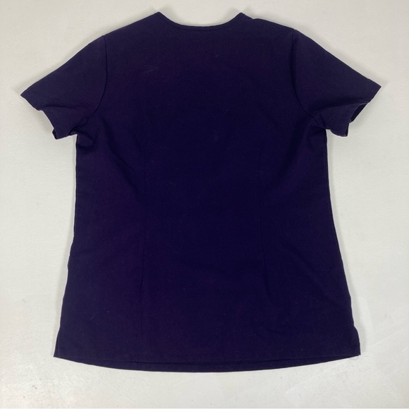FIGS Catarina Scrub Top Amethyst Short Sleeve V Neck Size S Uniform Hospital - Picture 10 of 16